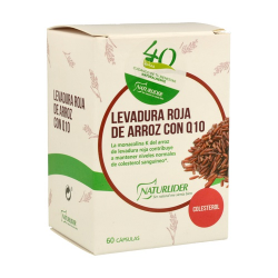 Levadura arroz roja+q10 60caps. naturlider