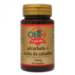 Alcachofa + cola caballo 300mg 60cap obire