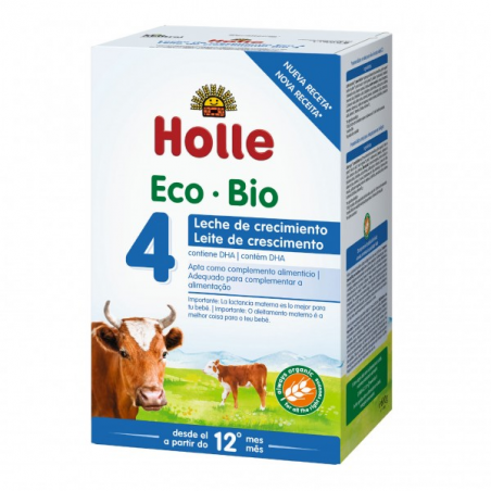Holle leche vaca nº4 +12 meses eco 600g