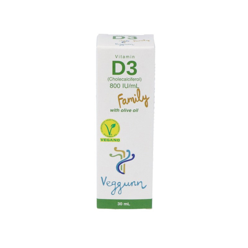 Vitamina d3 800ui/ml family veggunn 30ml