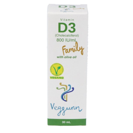 Vitamina d3 800ui/ml family veggunn 30ml