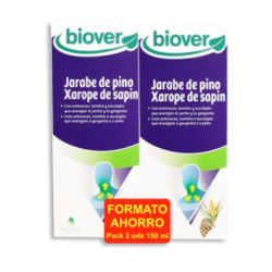 Jarabe pino formato ahorro 150ml+150ml bio biover