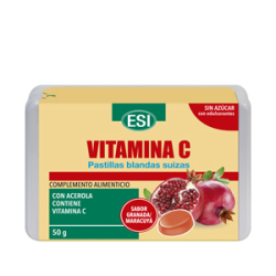 Vitamina c pastillas blandas granada maracuya 50g