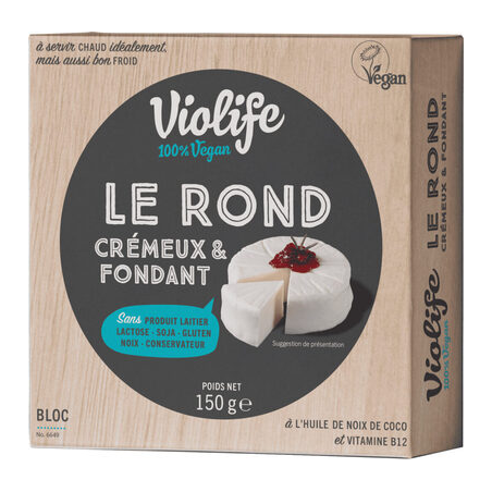 Violife bloque redondo vegan sabor camembert 150g