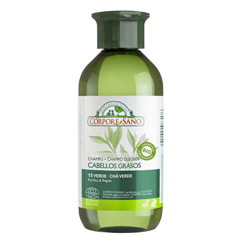 Champu cabello graso te verde 300ml corpore sano