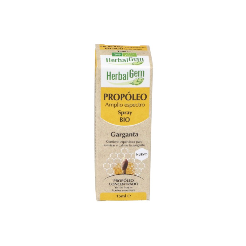 Spray garganta propoleo herbalgem 15ml bio