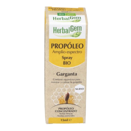 Spray garganta propoleo herbalgem 15ml bio