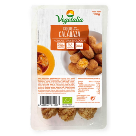 Croquetas calabaza eco 180g vegetalia