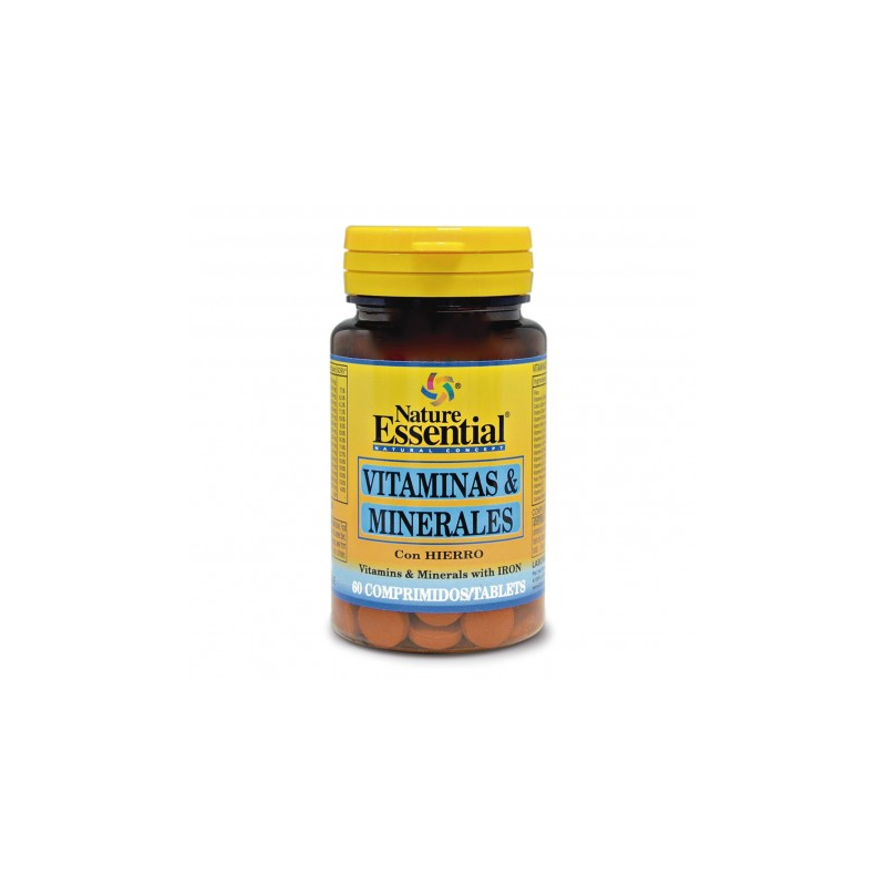 Vitaminas minerales 60 comp. nature essencial