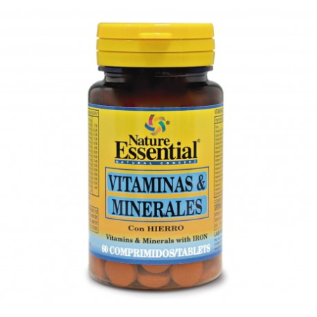 Vitaminas minerales 60 comp. nature essencial