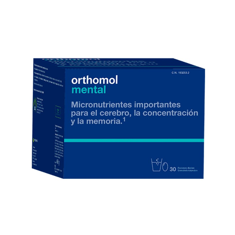 Orthomol mental 30 raciones (sobres/capsulas) acti