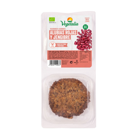Vegeburger alubias rojas jengibre bio vegetalia