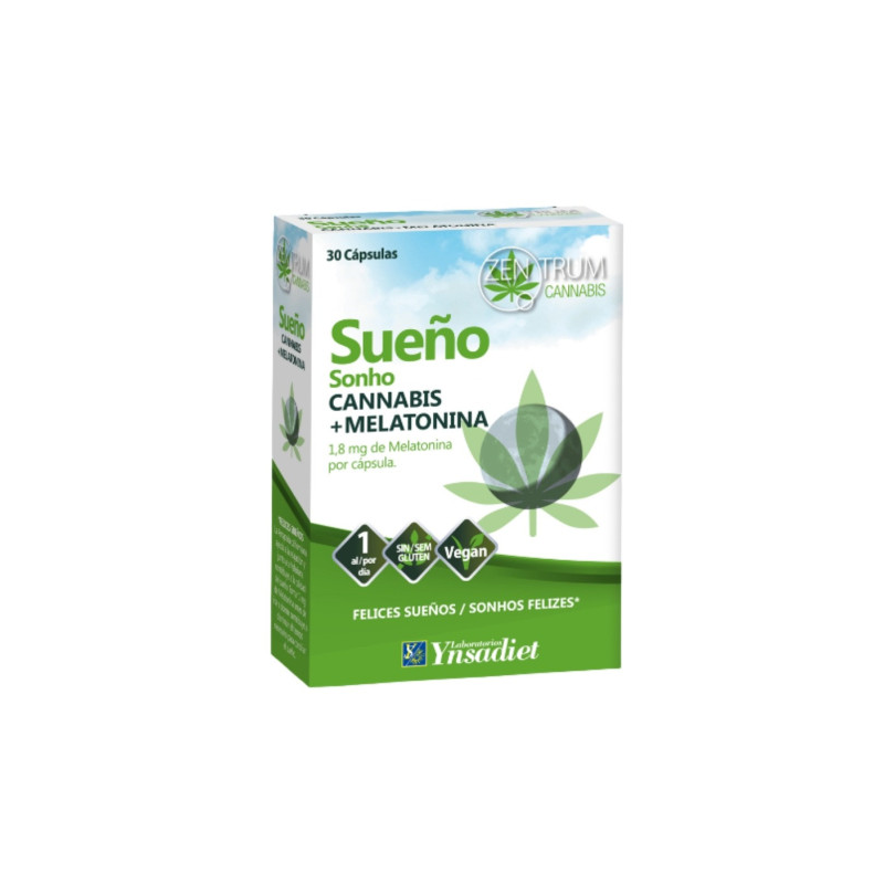 Sueño cannabis melatonina zentrum 30cap ynsadiet