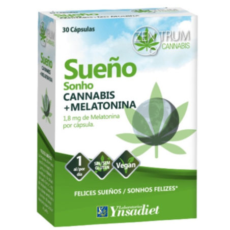 Sueño cannabis melatonina zentrum 30cap ynsadiet