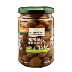 Aceitunas negras deshuesadas 150g demeter biocop