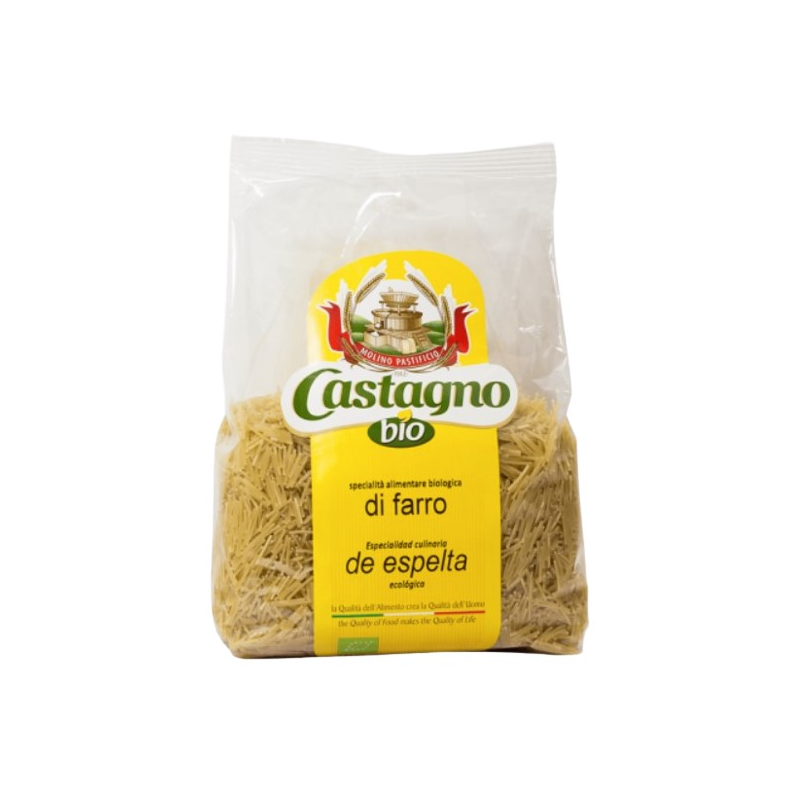 Fideos espelta finos castagno 500g eco