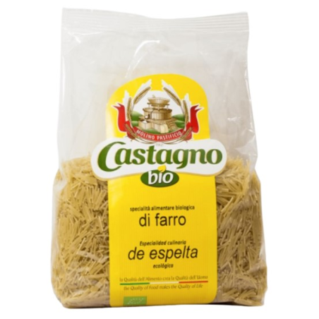 Fideos espelta finos castagno 500g eco