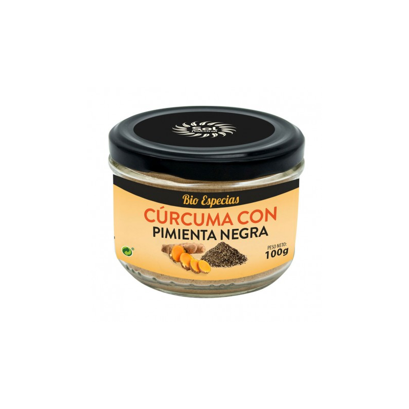 Curcuma con pimienta negra 100g eco sol natural