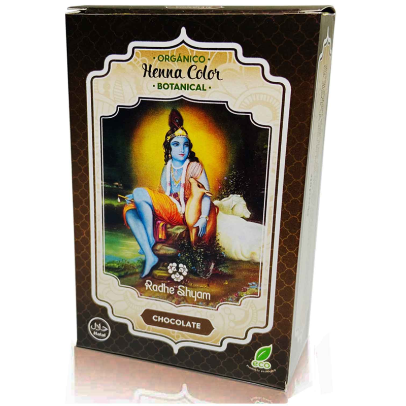 Henna polvo chocolate 100g radhe shyam
