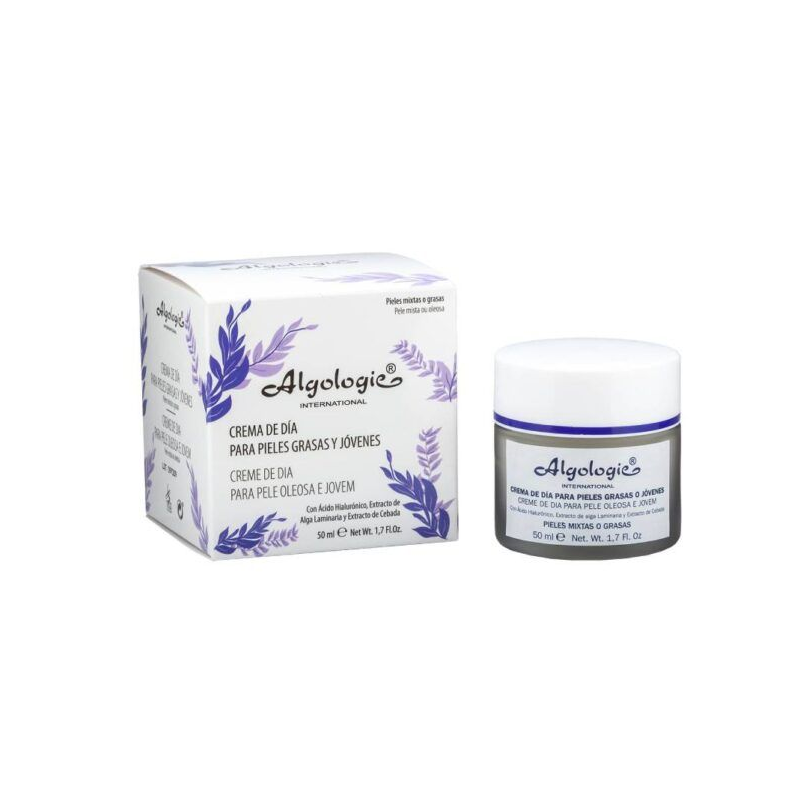 Crema dia piel grasa jovenes 50ml algologie