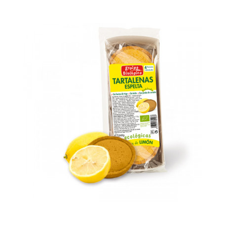 Tartalenas espelta limon 240g espiga biologica