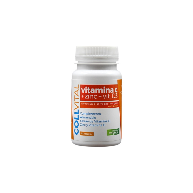 Vitamina c zinc d3 60cap collvital