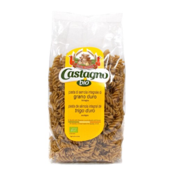 Espirales trigo duro integral 500g castagno