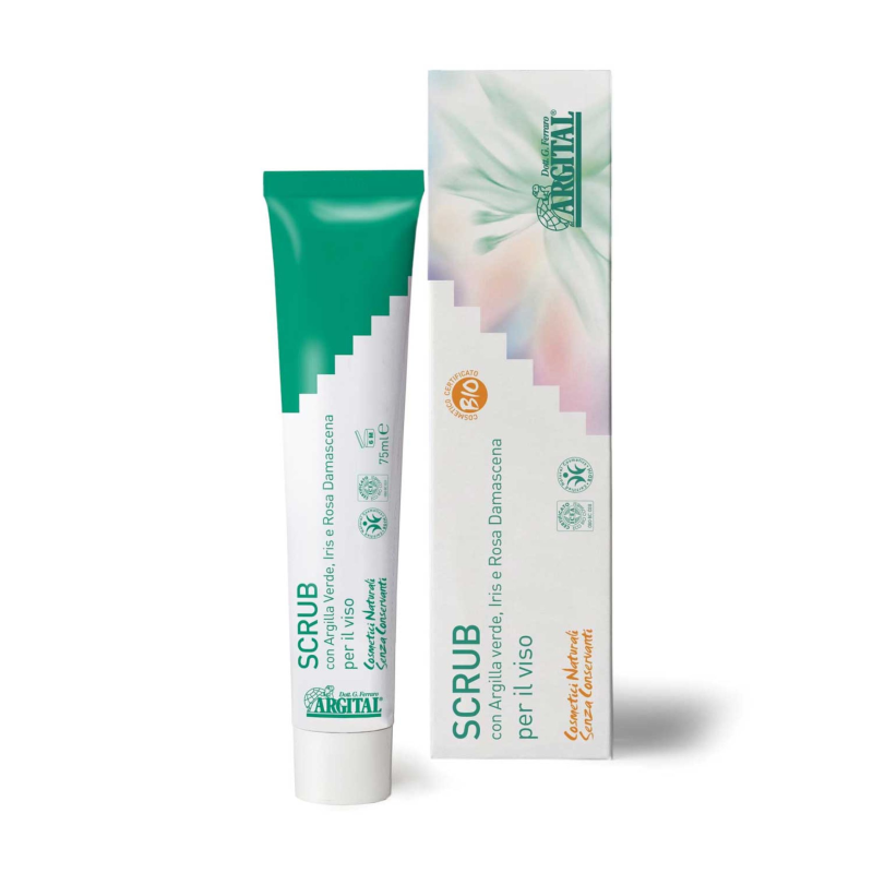 Mascarilla facial scrub exfoliante 75ml argital