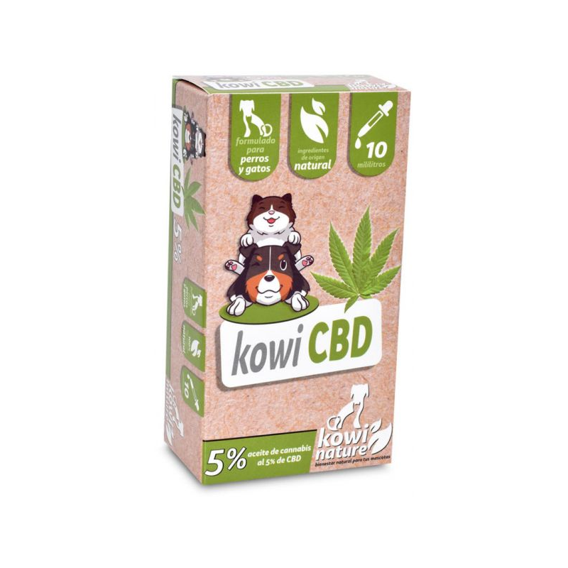 Kowi cbd 5% 10ml perros y gatos pinisan