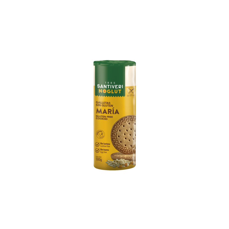 Galletas noglut tubo maria sin gluten 180g santive