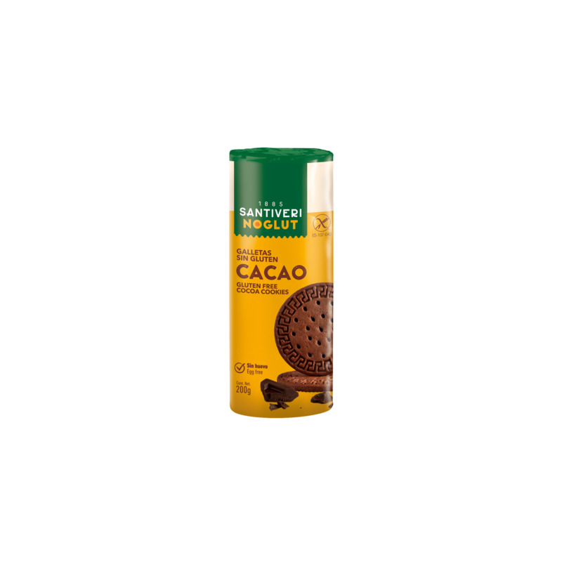 Noglut galletas digestive cacao 200gr santiveri