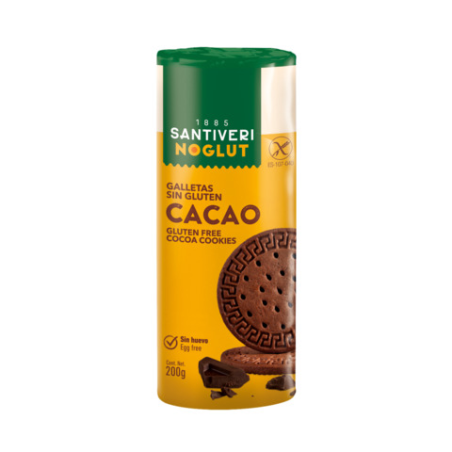 Noglut galletas digestive cacao 200gr santiveri