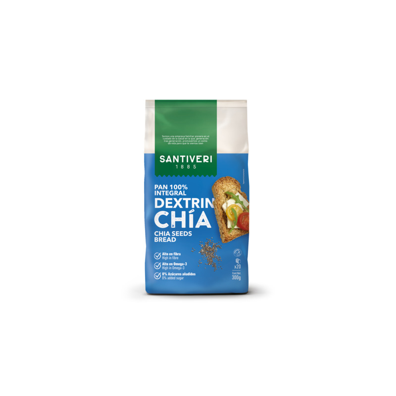Pan dextrin chia 300gr santiveri