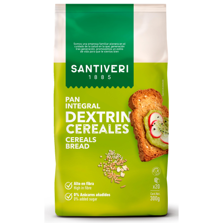 Pan dextrin 5 cereales 300gr santiver