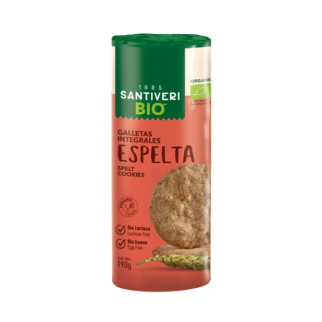 Galletas integrales espelta bio 190g santiveri