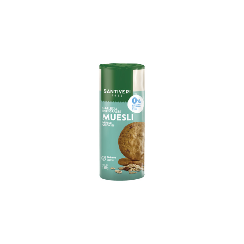 Galletas muesli 0% integral tubo santiveri