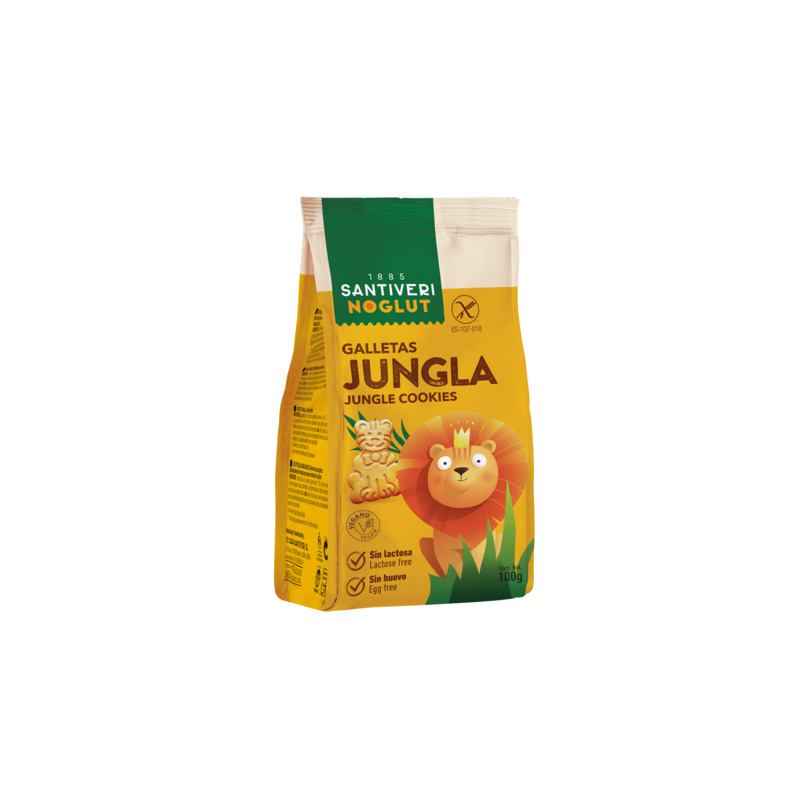 Noglut galletas jungla 100gr santiveri