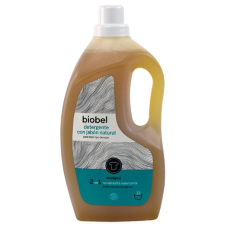 Detergente ropa maquina jabon natural biobel 1.54l