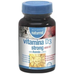 Vitamina d3 strong 4000ui acerola zinc naturmil