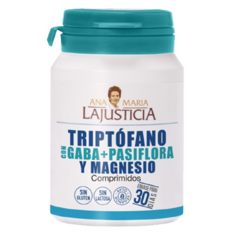 Triptofano gaba pasiflora mg 60comp ana maria just