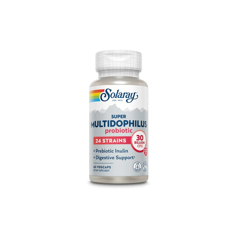 Super multidophilus probiotic 24 60vegcaps solaray