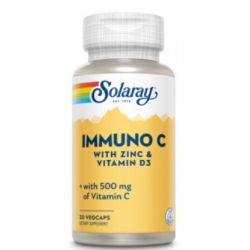 Immuno c zinc d3 30vegcaps solaray