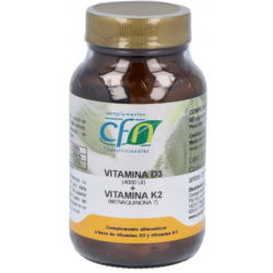 Vitamina d3+k2 60cap cfn