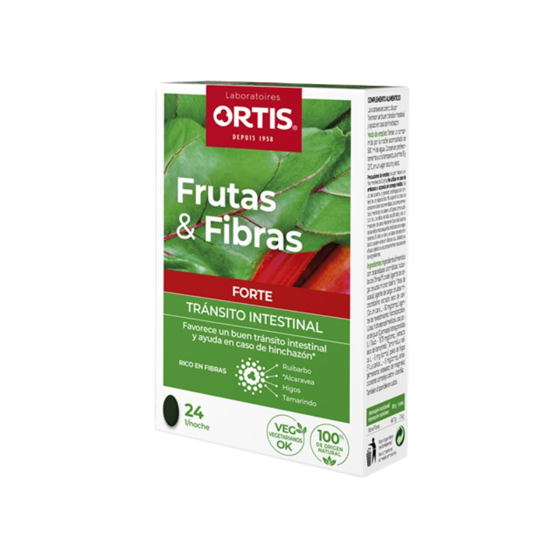 Frutas y fibras forte 24 comp ortis