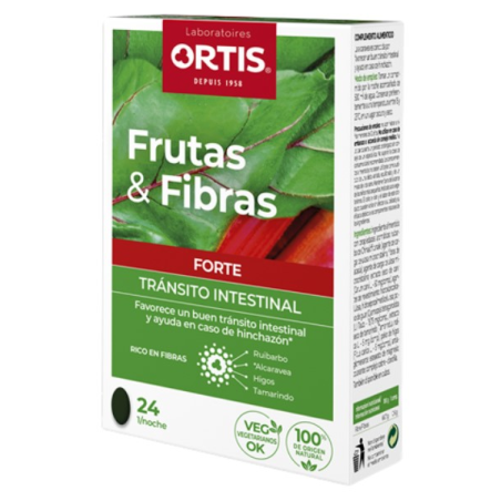 Frutas y fibras forte 24 comp ortis