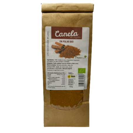 Canela ceylan polvo 150g eco dream foods bolsa