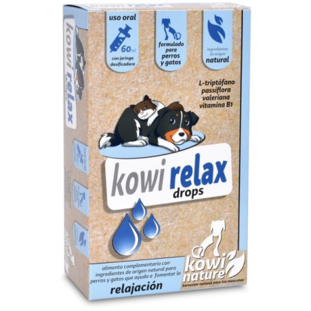 Kowi relax drops perros y gatos 60ml pinisan