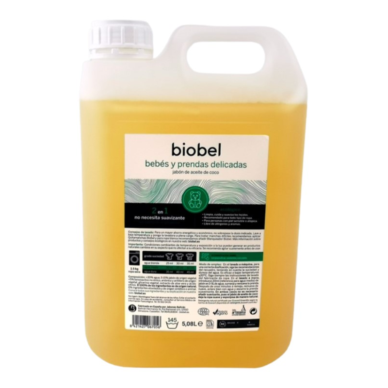 Biobel jabon bebes prendas delicadas 5l
