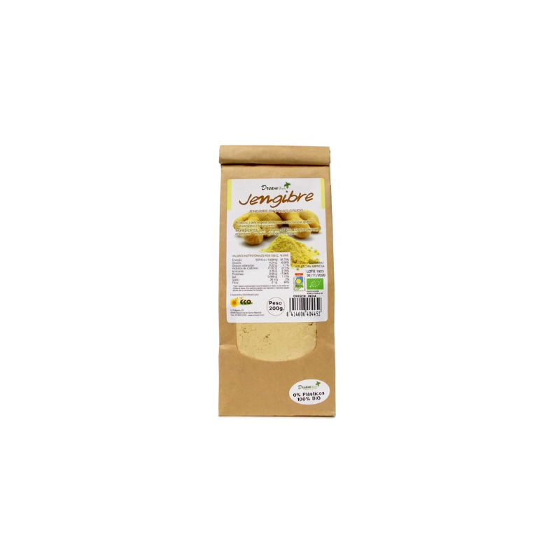 Jengibre polvo 250g eco dream foods bolsa