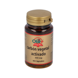 Carbon vegetal activado 200mg 60cap obire